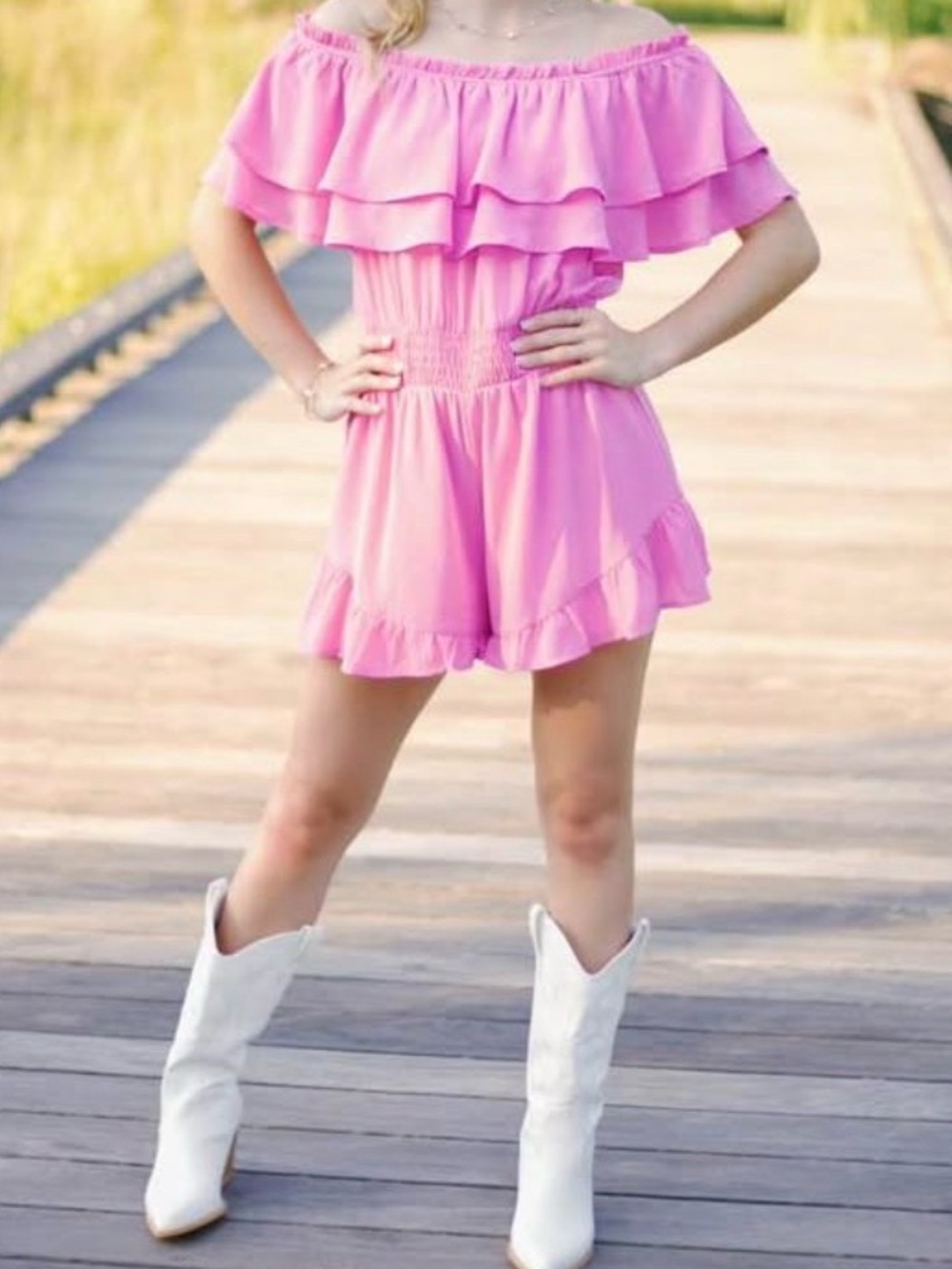 Pink/Purple Romper